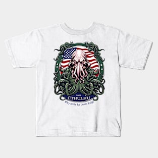 Vote Cthulhu - Why Settle for Lesser Evils Kids T-Shirt
